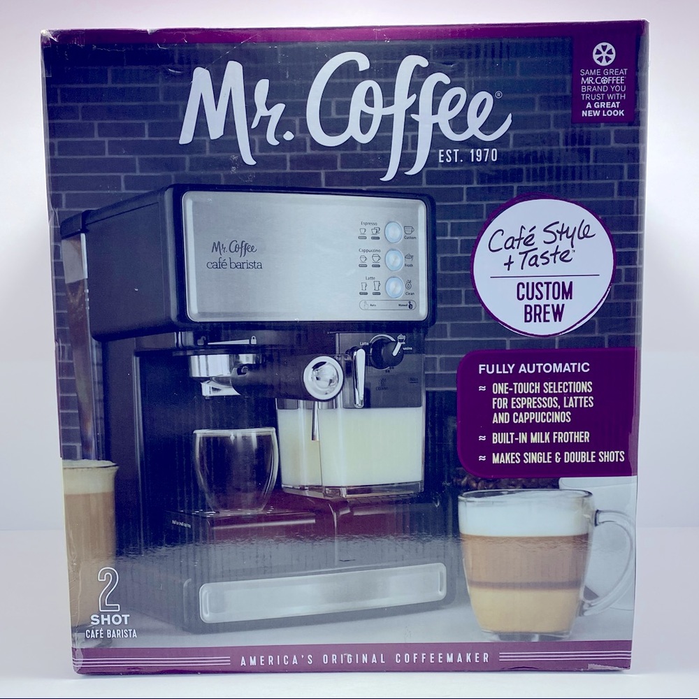 Mr. Coffee Cafe Barista Espresso and Cappuccino Maker
